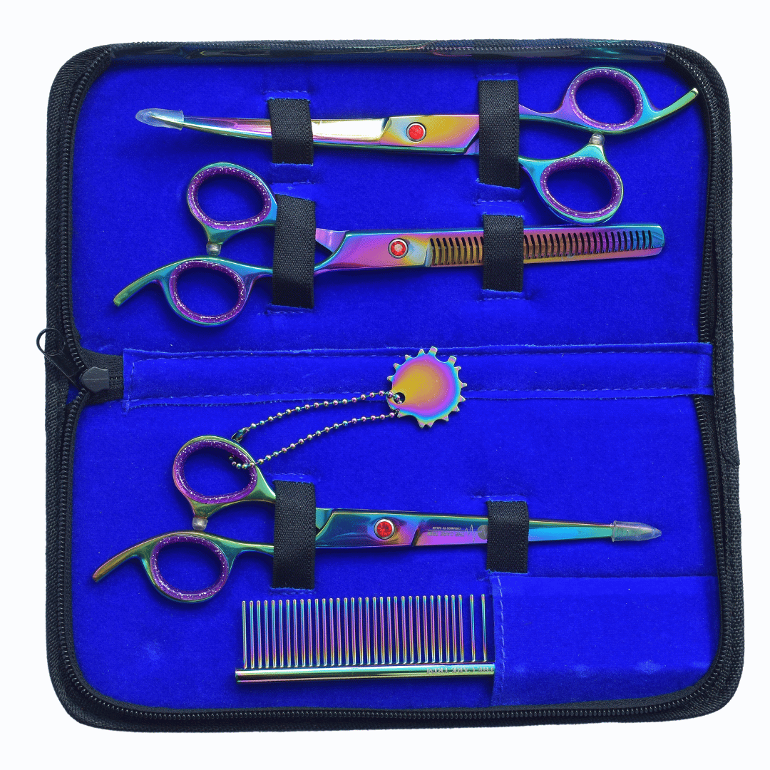 Kit Especial de Aseo para Mascotas Habibi: Herramientas Premium para el Cuidado Perfecto de tus Mascotas - Multicolor CT 96