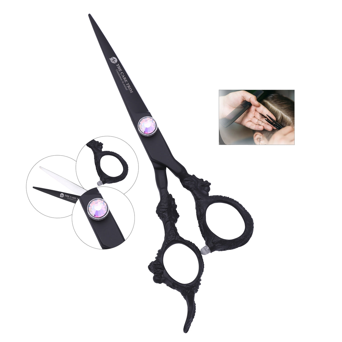 Scissor 6.5 (Dragon Style) - Tijera de Corte de Alta Calidad Estilo Dragon 6.5 – CT10