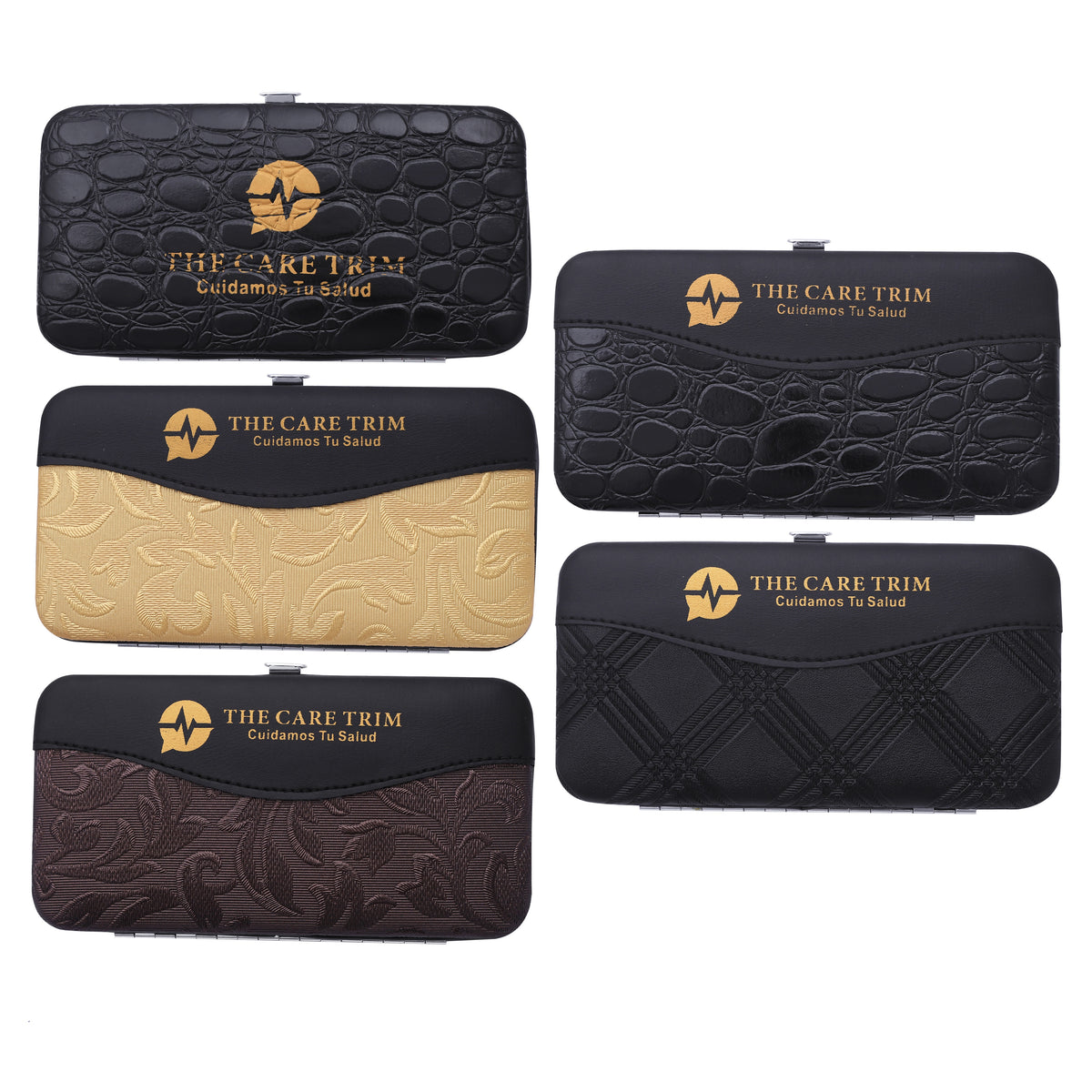 Kit de Herramientas para Aplicación de Pestañas de Acero Plateado de Habibi: Incluye Bolsa Premium CT 132