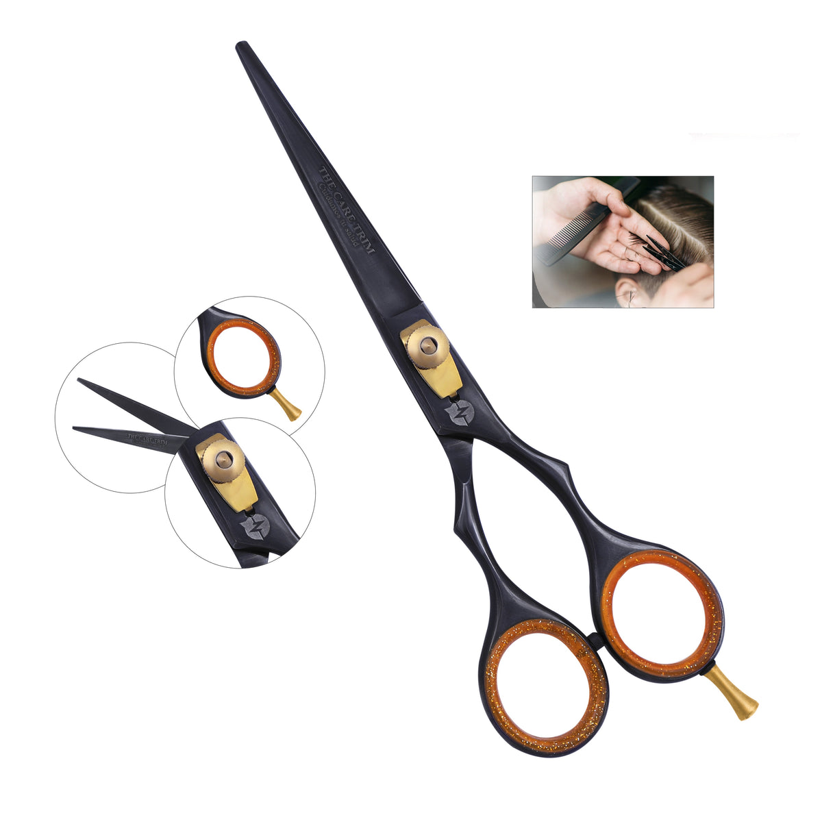 Scissor 6.5 - Tijera de Corte 6.5 Estilo jaguar – CT 36